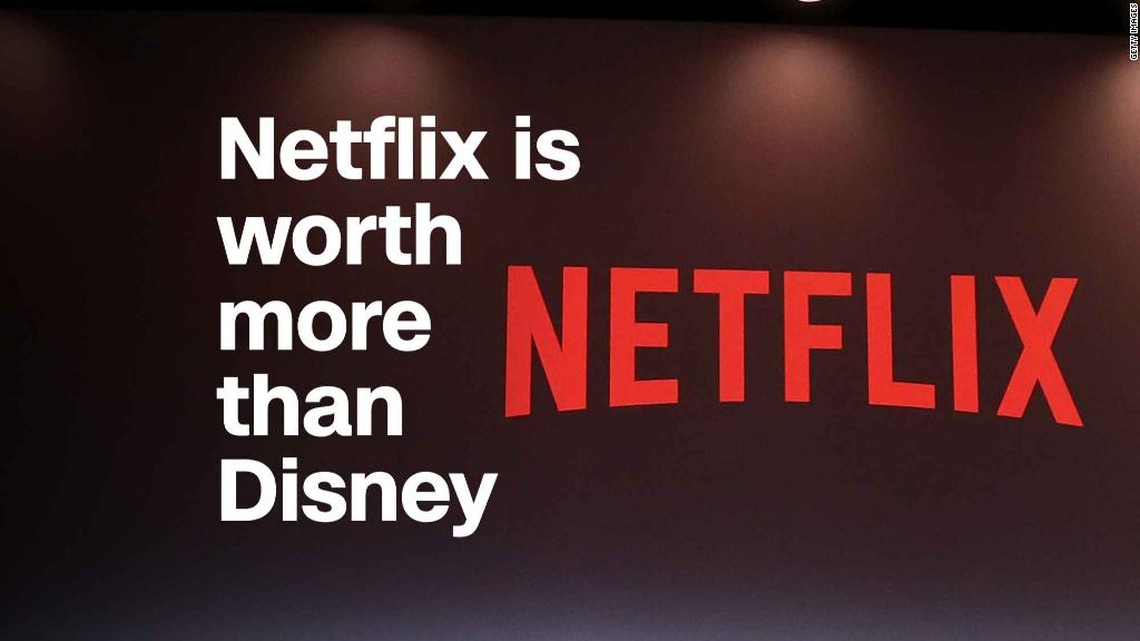 Netflix is worth more than Disney