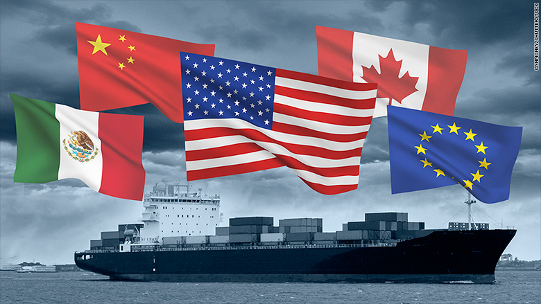 Trade war: EU, Mexico and Canada respond to US tariffs on ...