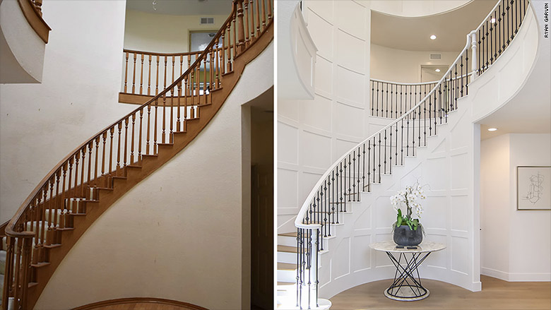 malibu home flip stairs