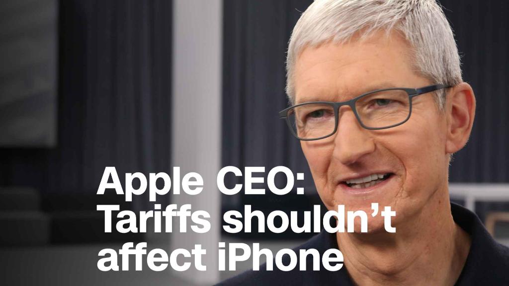 Apple CEO: Tariffs shouldn't affect iPhone