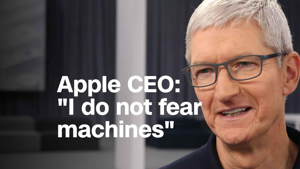   Apple CEO: I'm not worried about machines that buy the world 