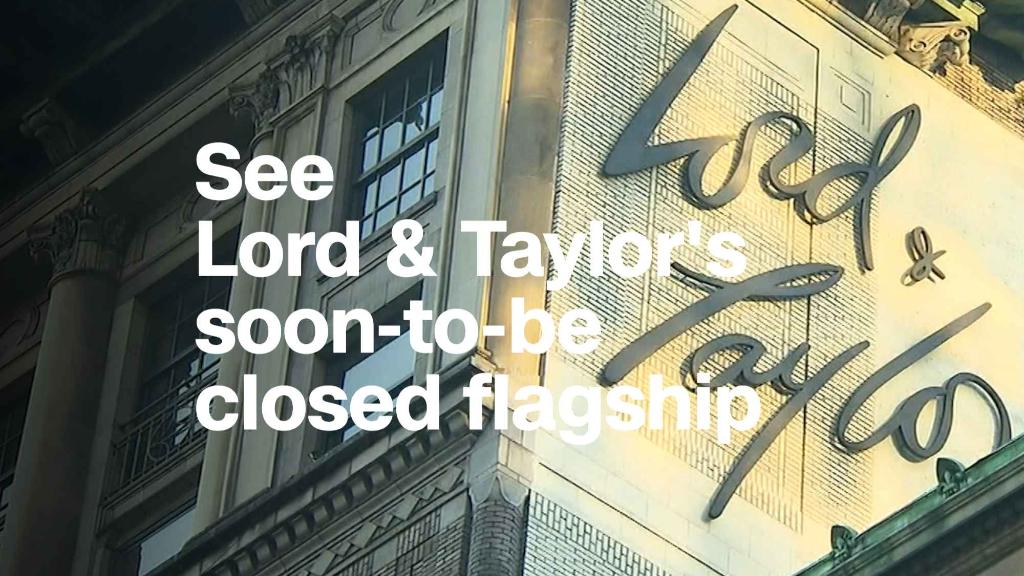 Lord & Taylor is closing its famous Fifth Avenue store