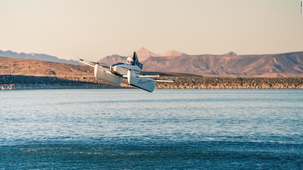 We took to the sky in Kitty Hawk's flying car