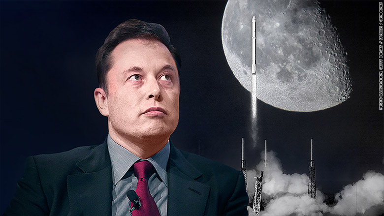 spacex moon 2 elon musk space 