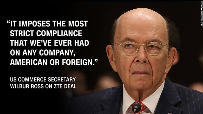 Wilbur Ross ZTE quote