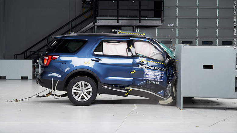 ford explorer iihs crash test