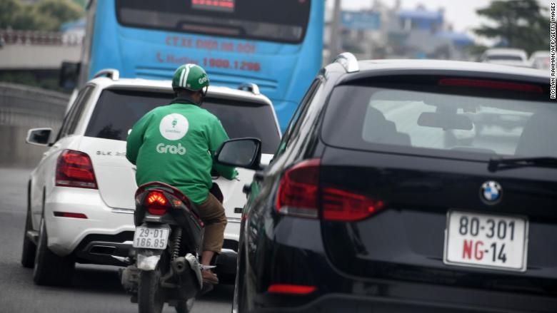 grab motorbike hanoi