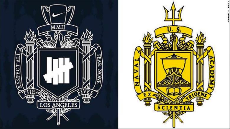 Nike US Naval Academy coat of arms