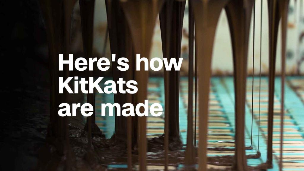 Here's how KitKats are made