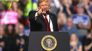 Trump calls journalists 'bad people' at rally a week after newsroom shooting