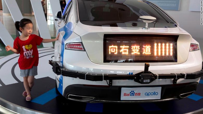 baidu apollo vehicle