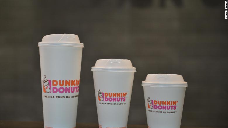 Dunkin' Donuts paper cups 