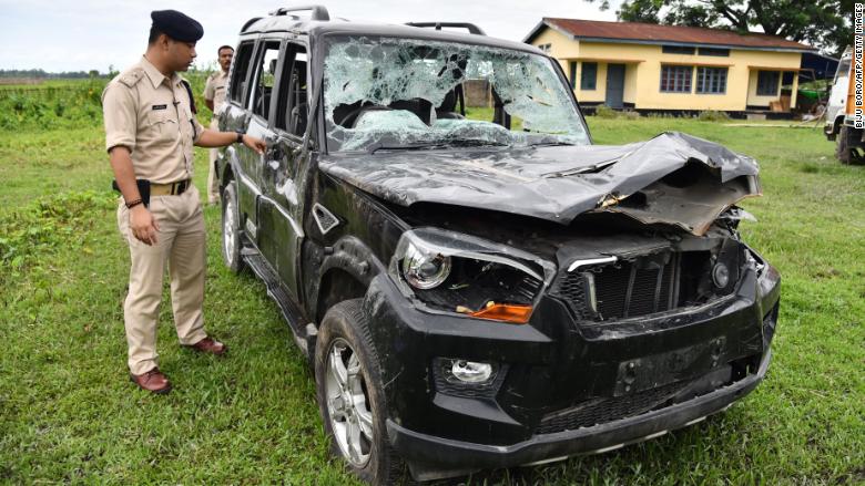 india damaged vehicle