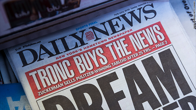 New York Daily News New Editor Asks Remaining Staff For 30 Days To