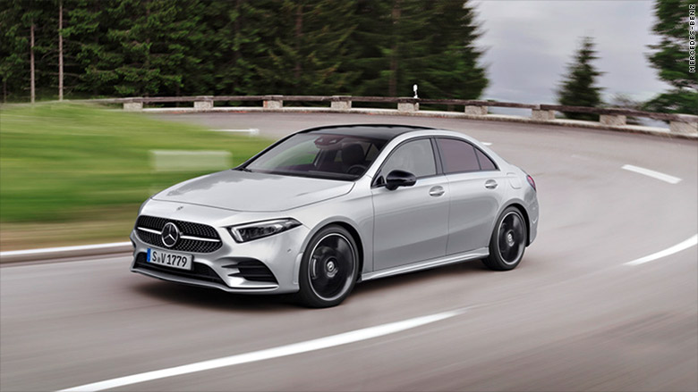 mercedes benz a class driving