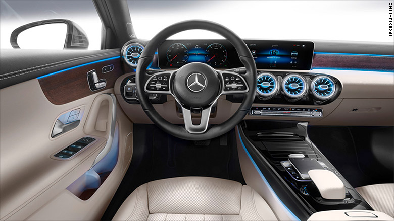 mercedes benz a class interior