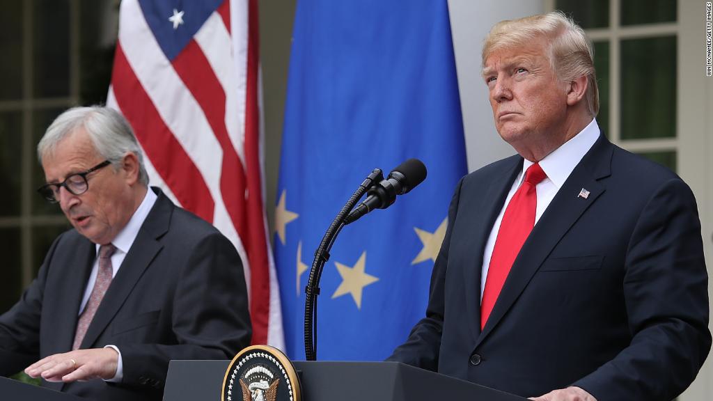 US and EU agree to work toward zero tariffs
