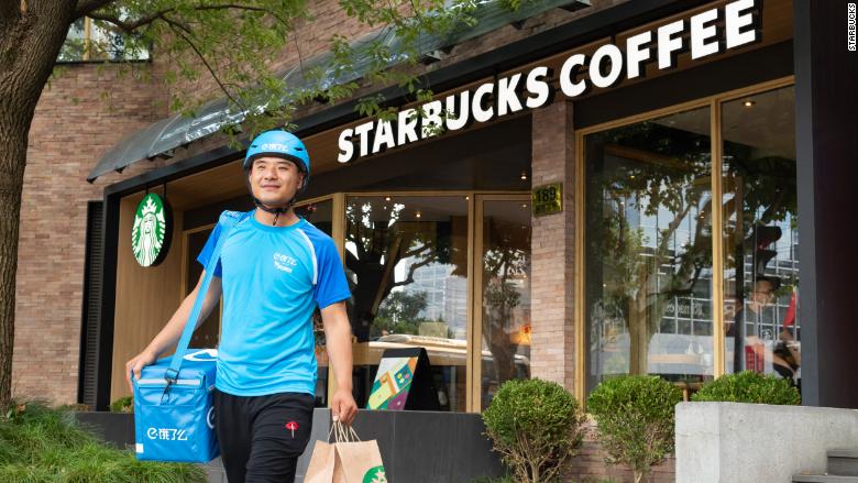 alibaba starbucks delivery