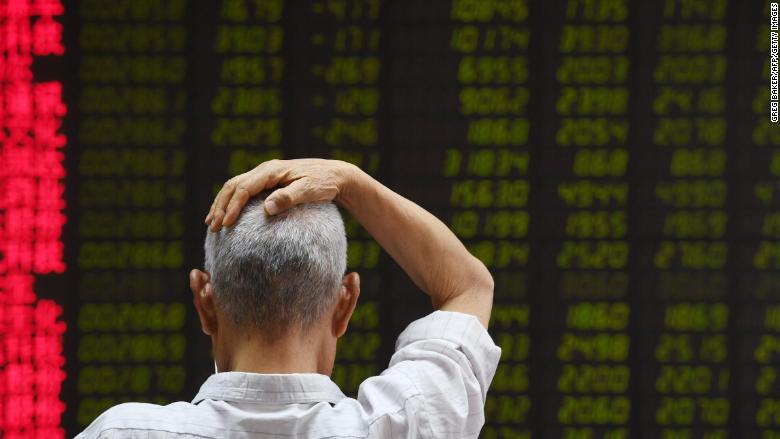 beijing stocks hand on head