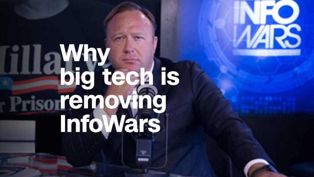 Why Facebook, YouTube and Apple delete InfoWars content