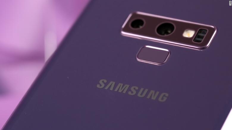 samsung galaxy note 9 camera purple