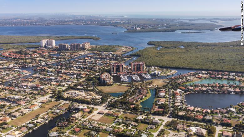 cape coral aerial