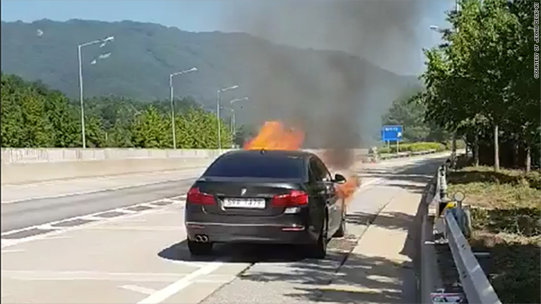 bmw fire south korea 2