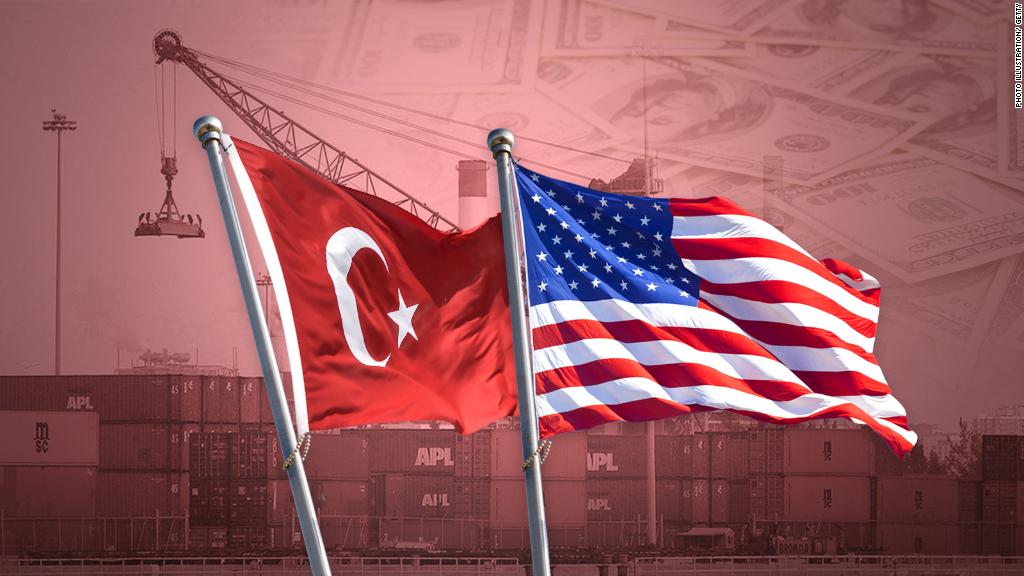 Turkish lira weakens after US threatens more sanctions