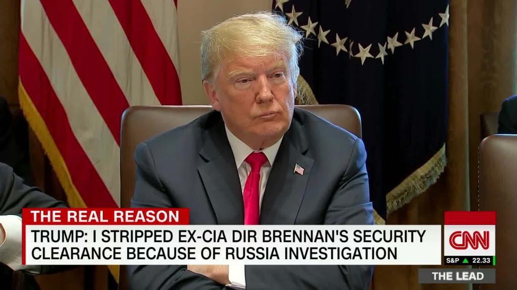 Trump: Brennan led the 'rigged witch hunt'