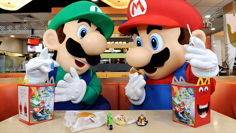 mcdonald happy meal marios luigi