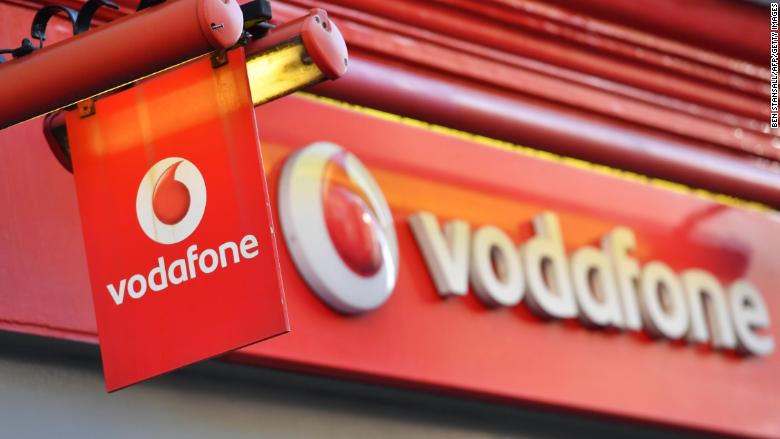 Vodafone store London logo 