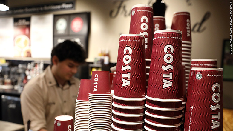 costa coffee cups barista