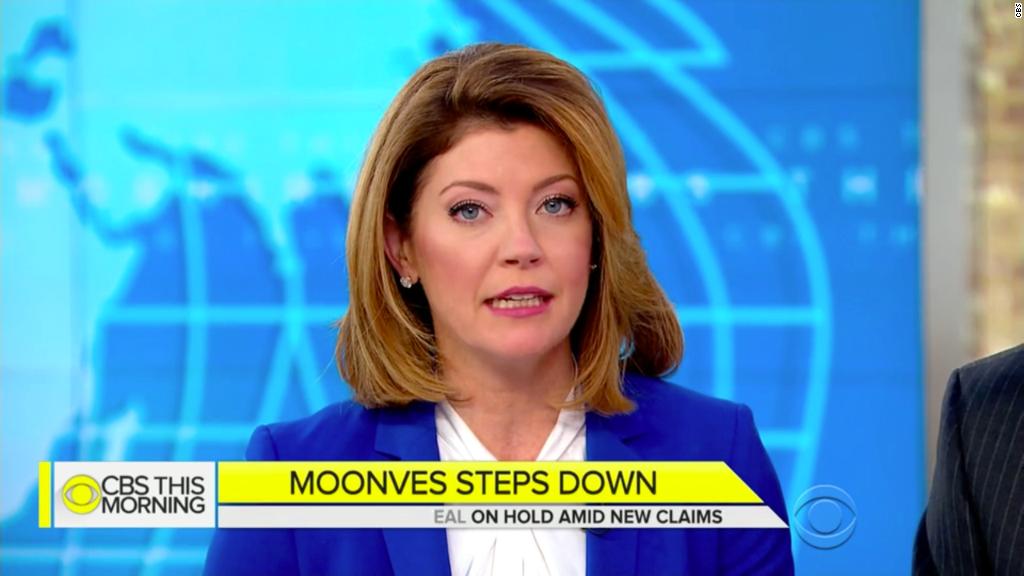 WATCH: Norah O'Donnell reacts to Moonves' exit