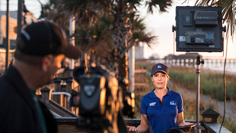 hurricane florence reporter