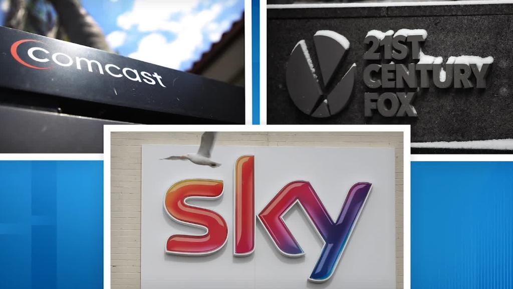 Comcast outbid the 21st century for Sky