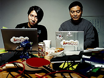 Lance Tokuda and Jia Shen, RockYou