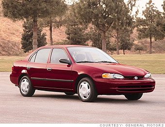 1998 - 2002 Chevrolet Prizm