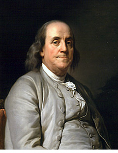 Benjamin Franklin, <br> A Father of Our Country
