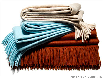 For your boss: Cashmere blanket 