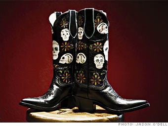  Dia De Los Muertos Boots