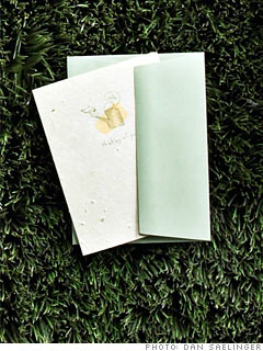 Green Field Paper's Grow A Note Cards 