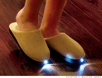 Boston Ideas' Brightfeet's Lighted Slippers 