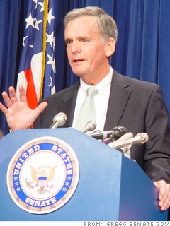 Sen. Judd Gregg, R-N.H.