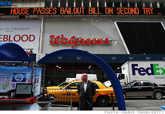 Friday, Oct. 3 - Bailout becomes law