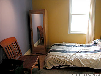 A neglected guest bedroom...