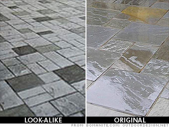 Stamped concrete patios