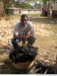 Bagazo's briquettes haven't yet caught fire