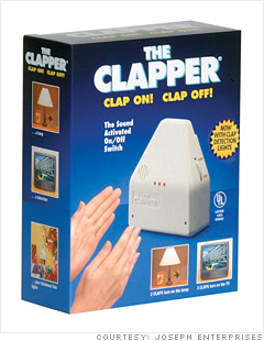 THE CLAPPER CLAP ON! CLAP OFF!.