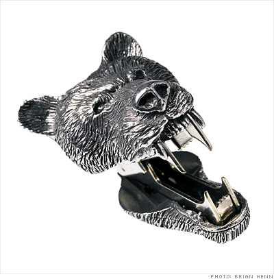 The Workaholic: Bear staple remover