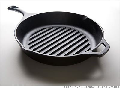 Cast-iron grill pan